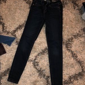 dark was jean shorts